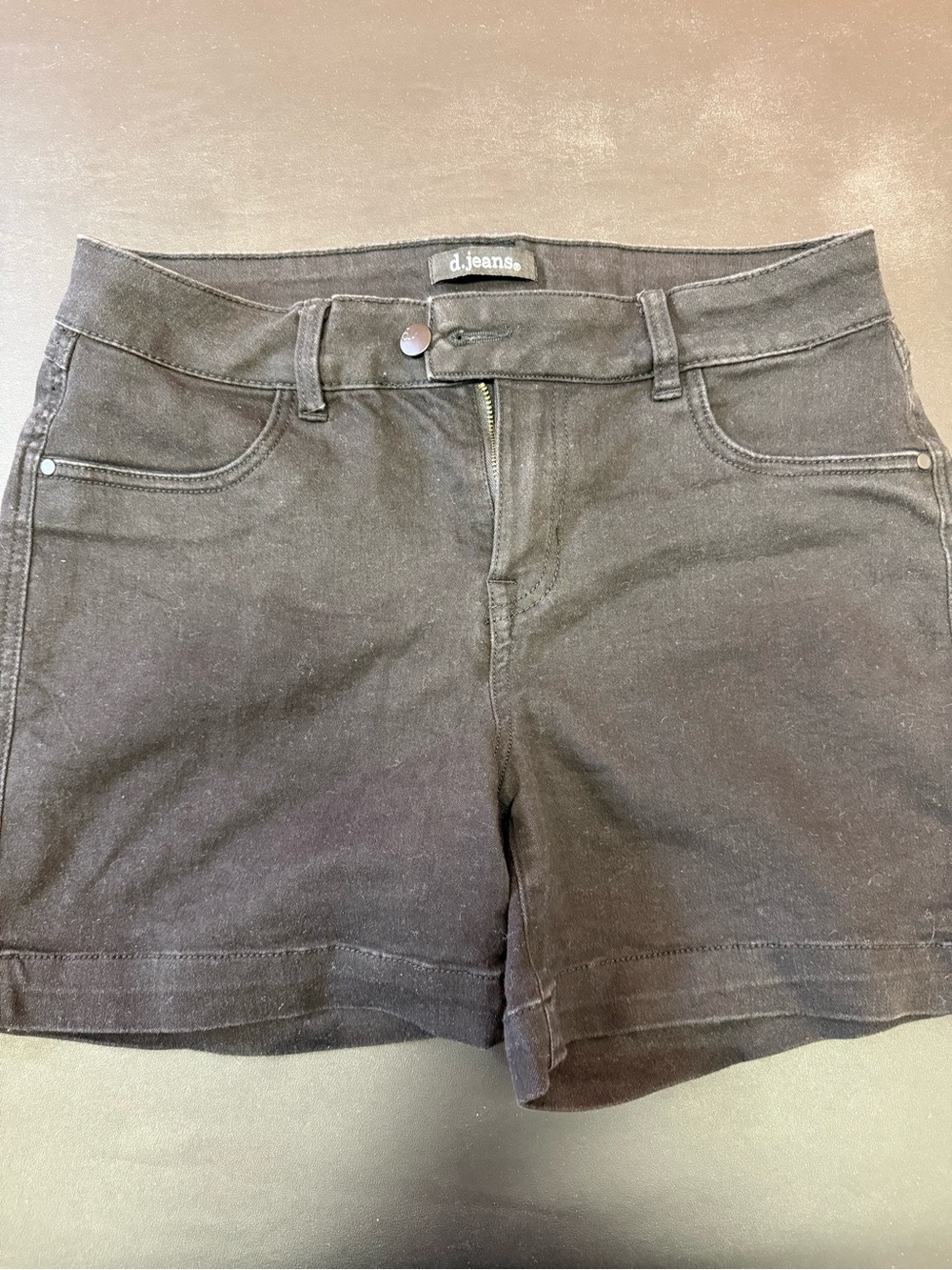 d. jeans Black Denim Short Shorts
